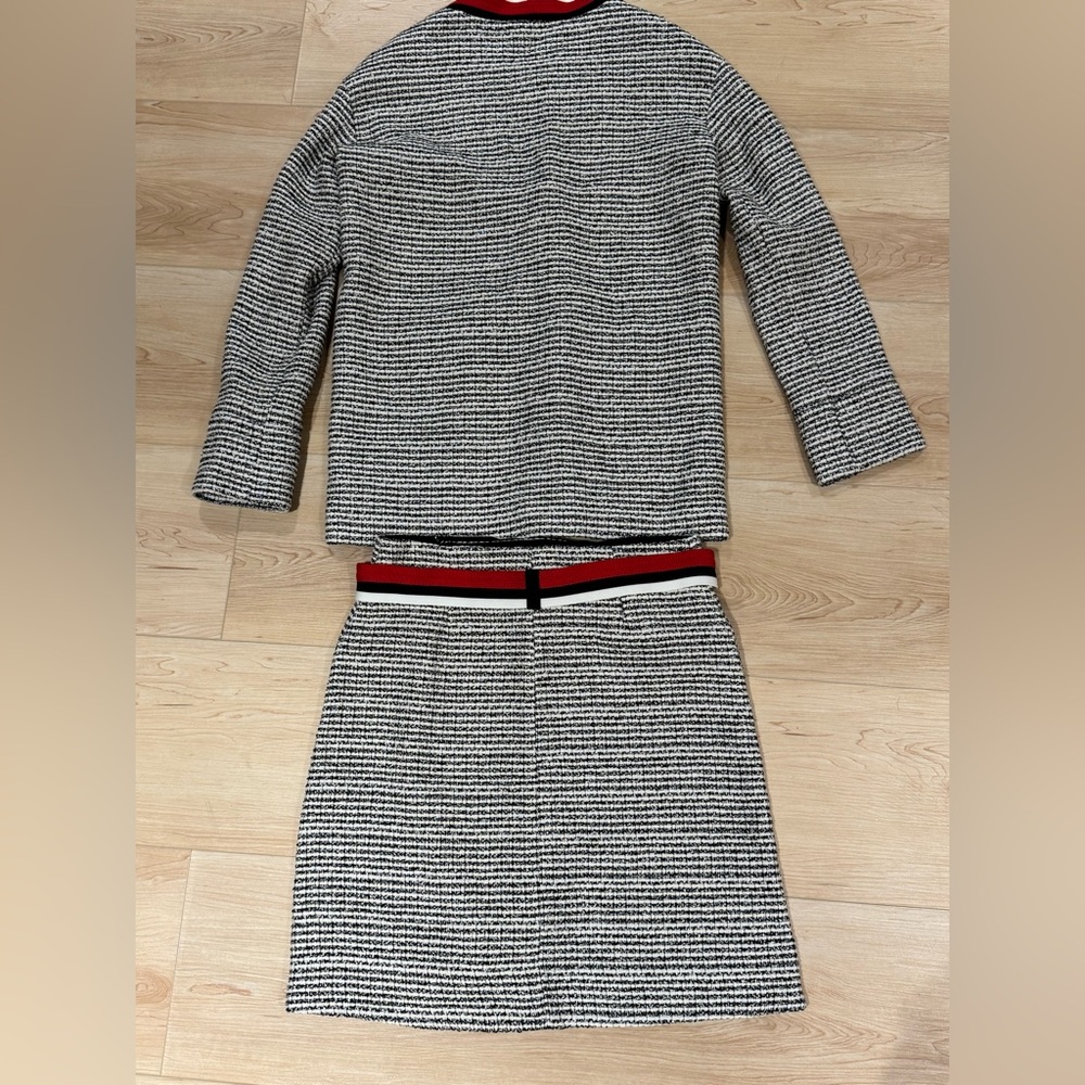 Maje "Visala" Tweed-Effect Matching Set - Picture 9 of 14